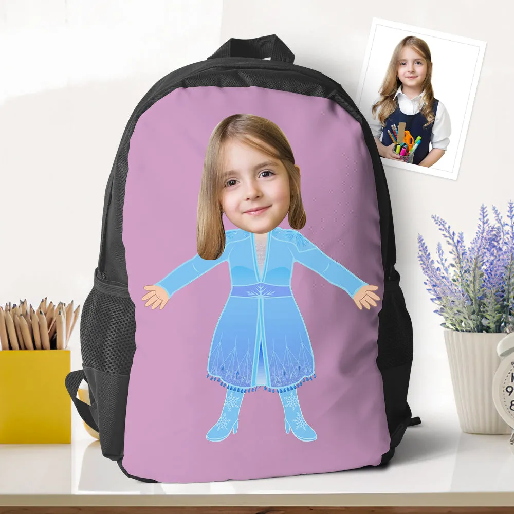 Customized Queen Elsa Bookbags Minime Backpacks Back To School Gifts For Kids Girls Gifts