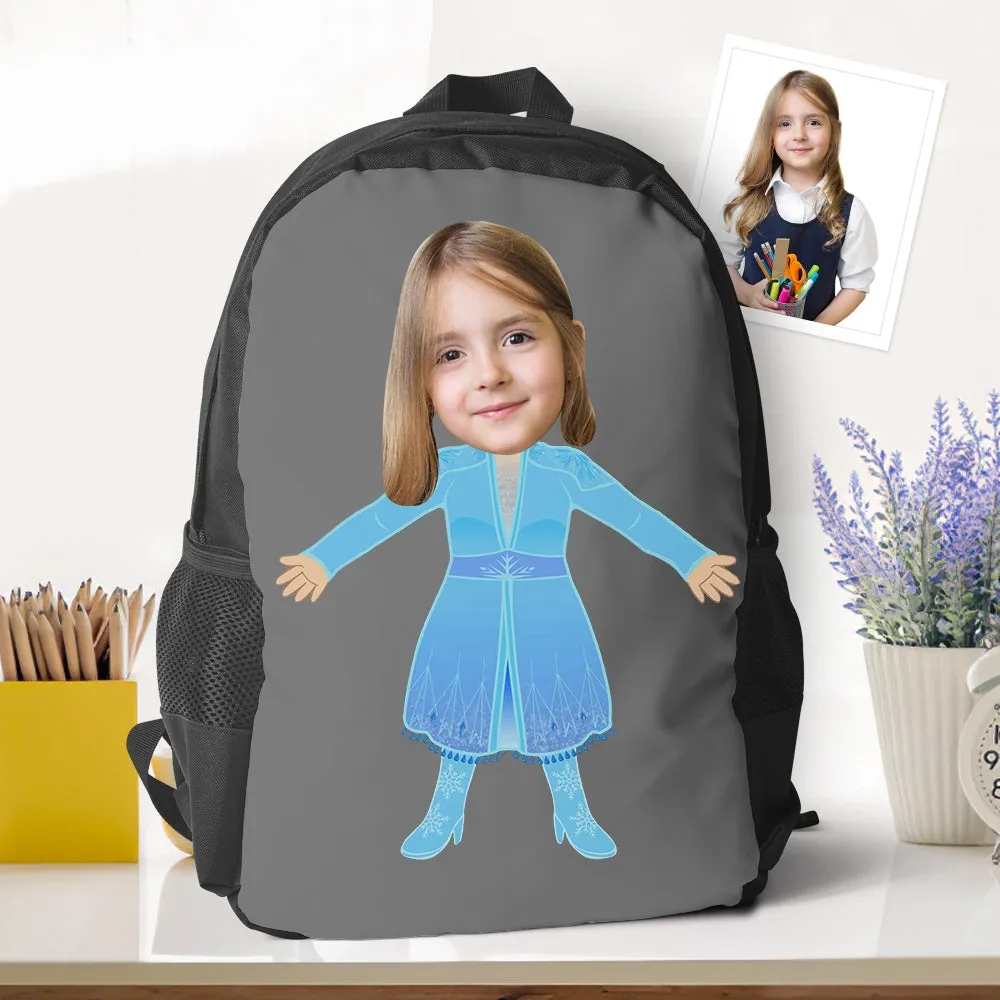 Customized Queen Elsa Bookbags Minime Backpacks Back To School Gifts For Kids Girls Gifts