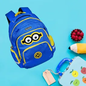 Cute Minions Backpack -Blue