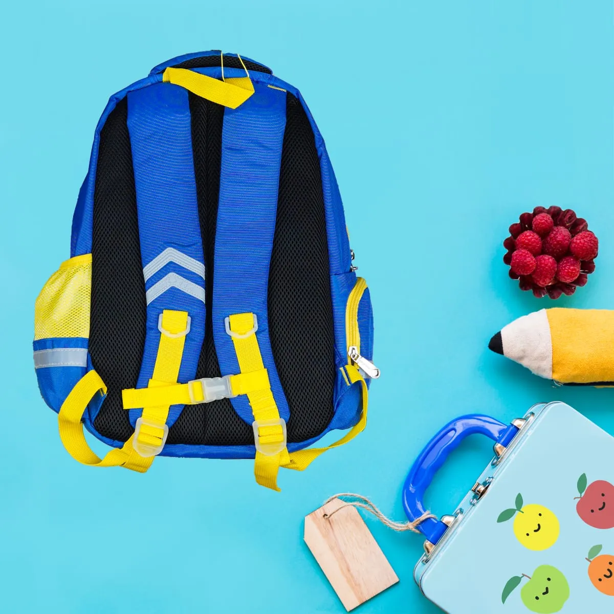 Cute Minions Backpack -Blue