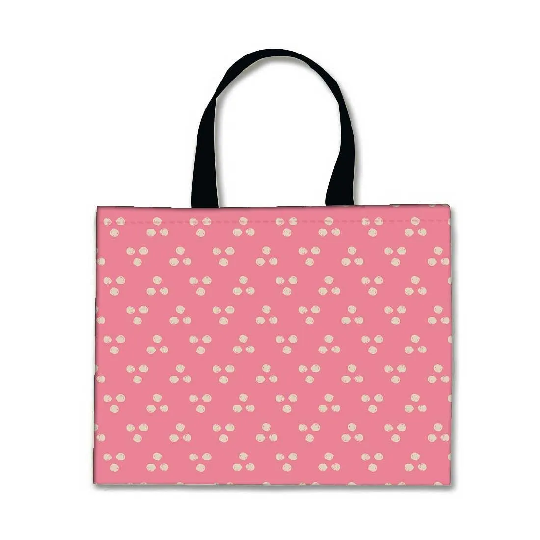 Designer Tote Bag With Zip Beach Gym Travel Bags -  Pink