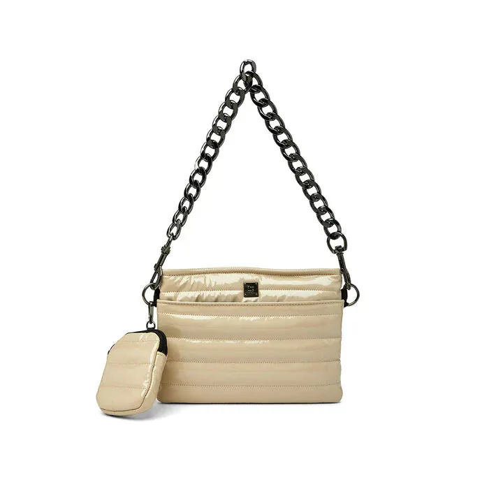 Downtown Crossbody | Blonde Patent