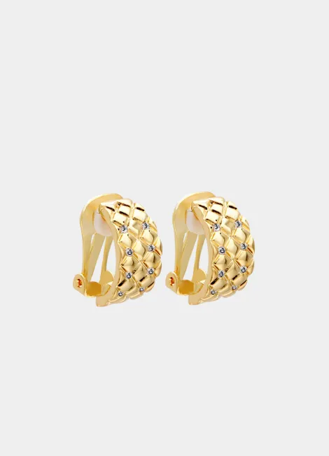 Earrings Clips | Diana | 18K Gold Plated