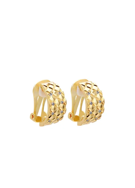 Earrings Clips | Diana | 18K Gold Plated