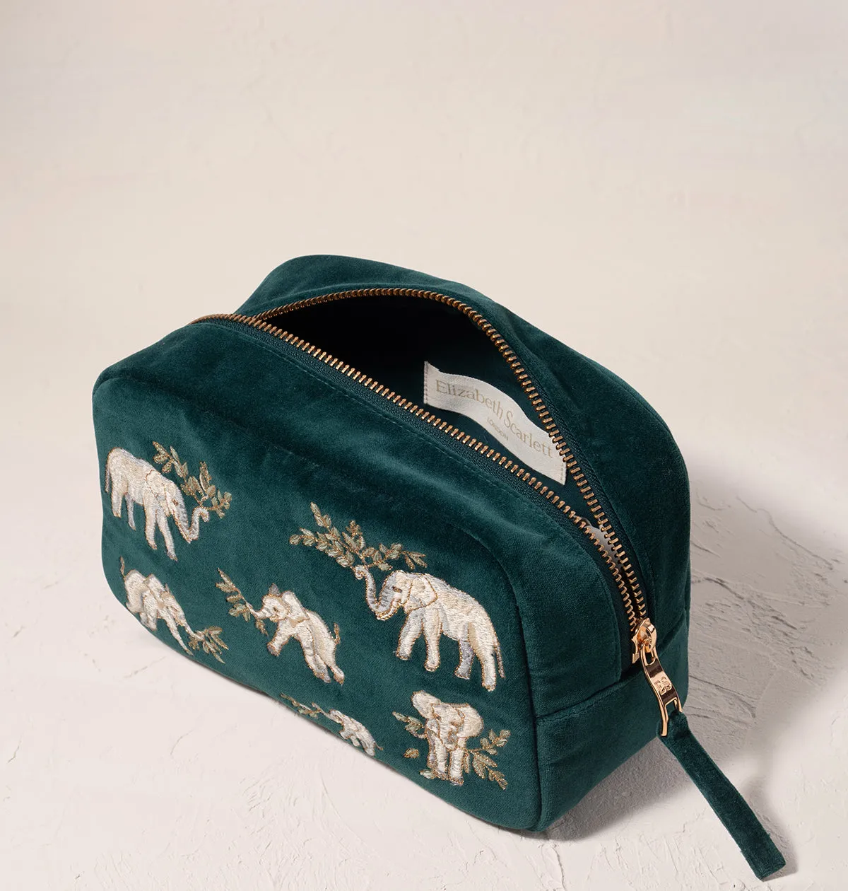 Elephant Herd Makeup Bag