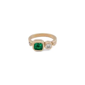 Emerald & Diamond Ring