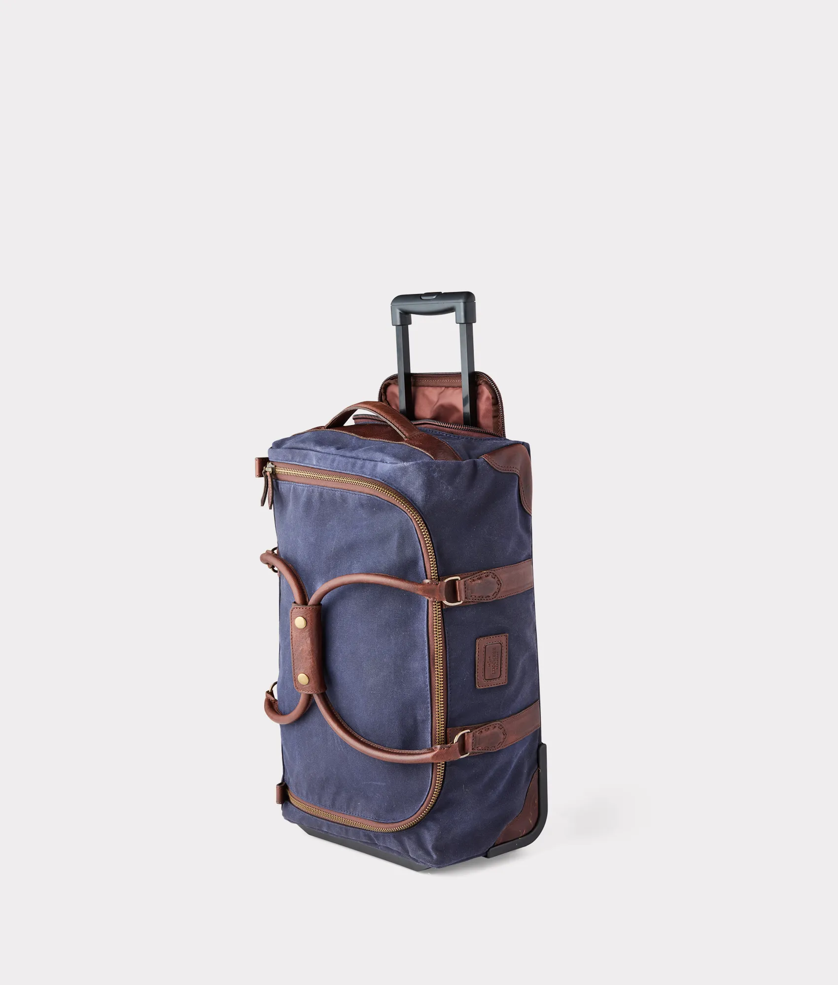 Everyday Waxed Canvas Rolling Duffle :: Navy