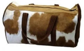 Exotic Cowhide Duffel Bag Large Weekender Bag