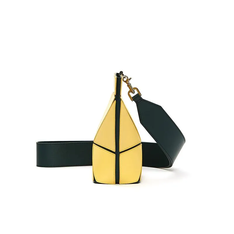 Facet Mini Foldable Shoulder Bag - Yellow / Sacramento