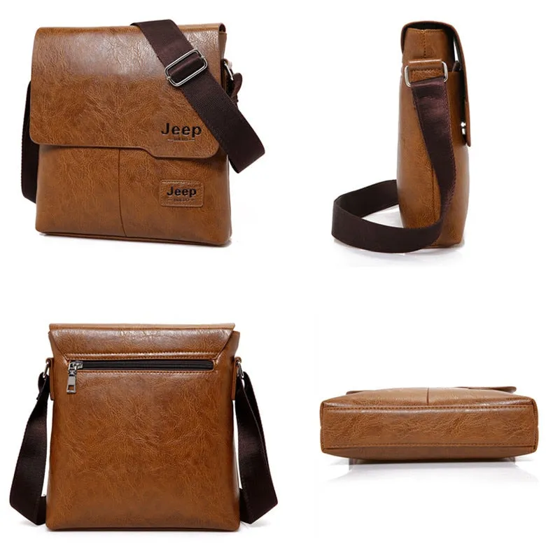 Famous Business Casual Tote Bags Men Messenger Bag Leather Crossbody Shoulder Bag For Man