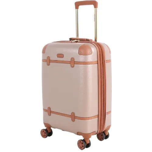 Fantana ABS With PC LICHEE Pattern 4 Wheel Spinner Trolley Case - 24" Medium