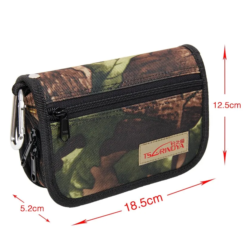 Fishing Bag for Spinner Spoon Bait 18.5*12.5*5.2cm Large Capacity Fishing Lure Bag Carp Fishing Tackle Pesca Acesorios