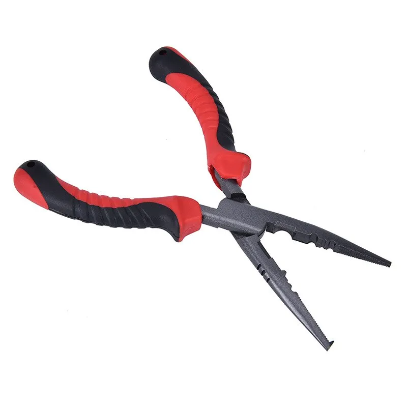 Fishing Pliers Long Nose Needle Nose Pliers  Grip Split Ring Pliers Hook Remover Crimper 6 / 7 / 9 inch