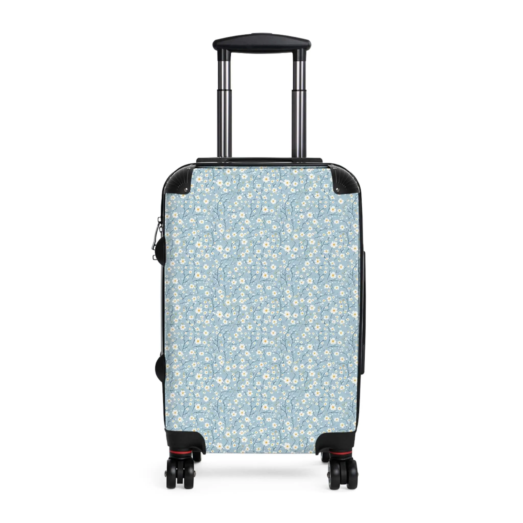 Floral Design Suitcase - Stylish Travel Luggage for Adventurers