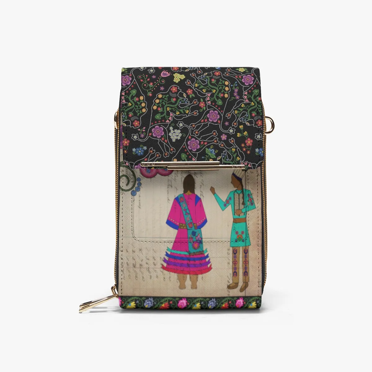 Floral Ledger Sweathearts Mobile Phone Chest Bag