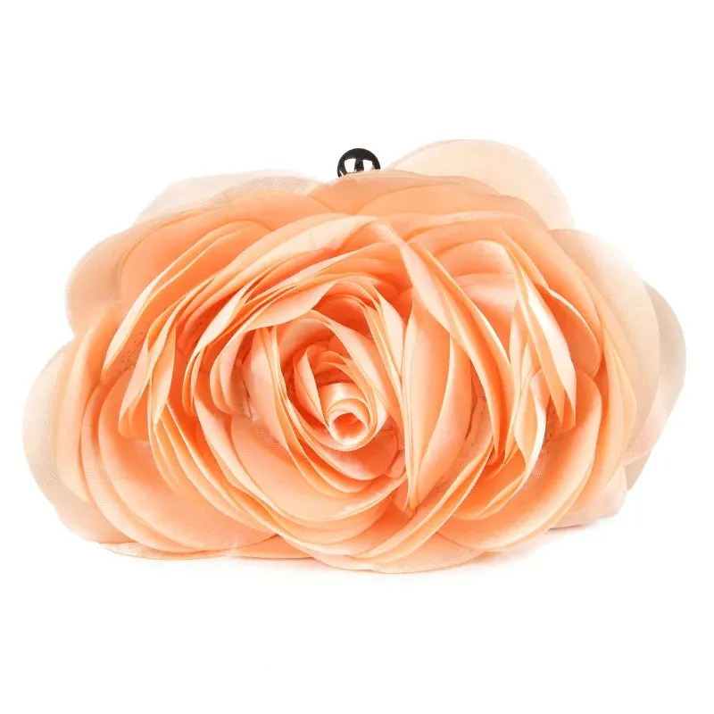 Flower Corsage Bridal Clutch