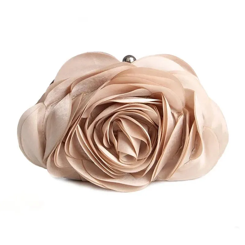 Flower Corsage Bridal Clutch