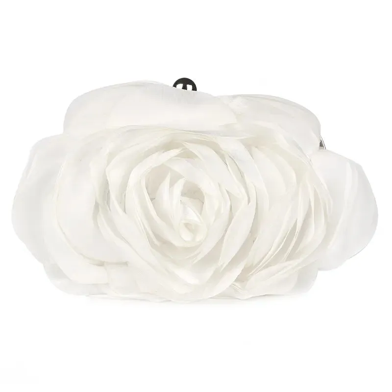 Flower Corsage Bridal Clutch