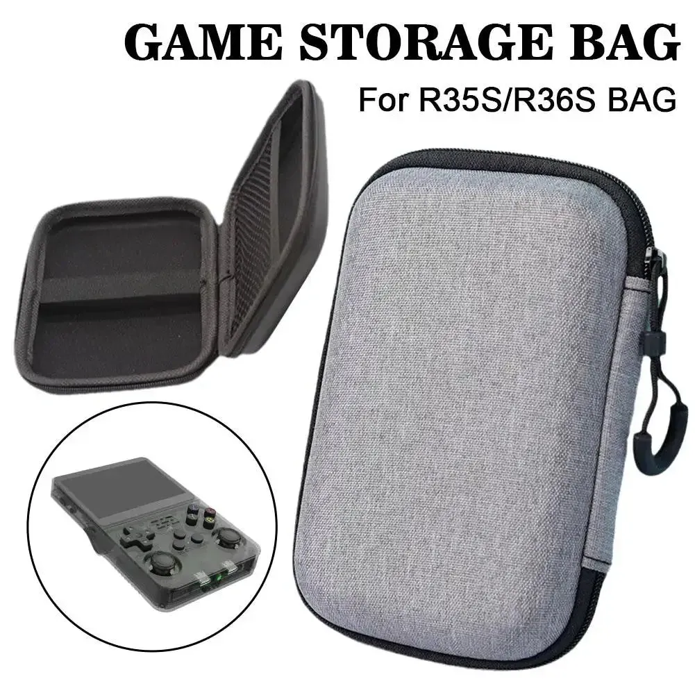 For R36S/R35xx plus, Miyoo Game Console Storage Bag Hard Portable Protect Game Carry Case