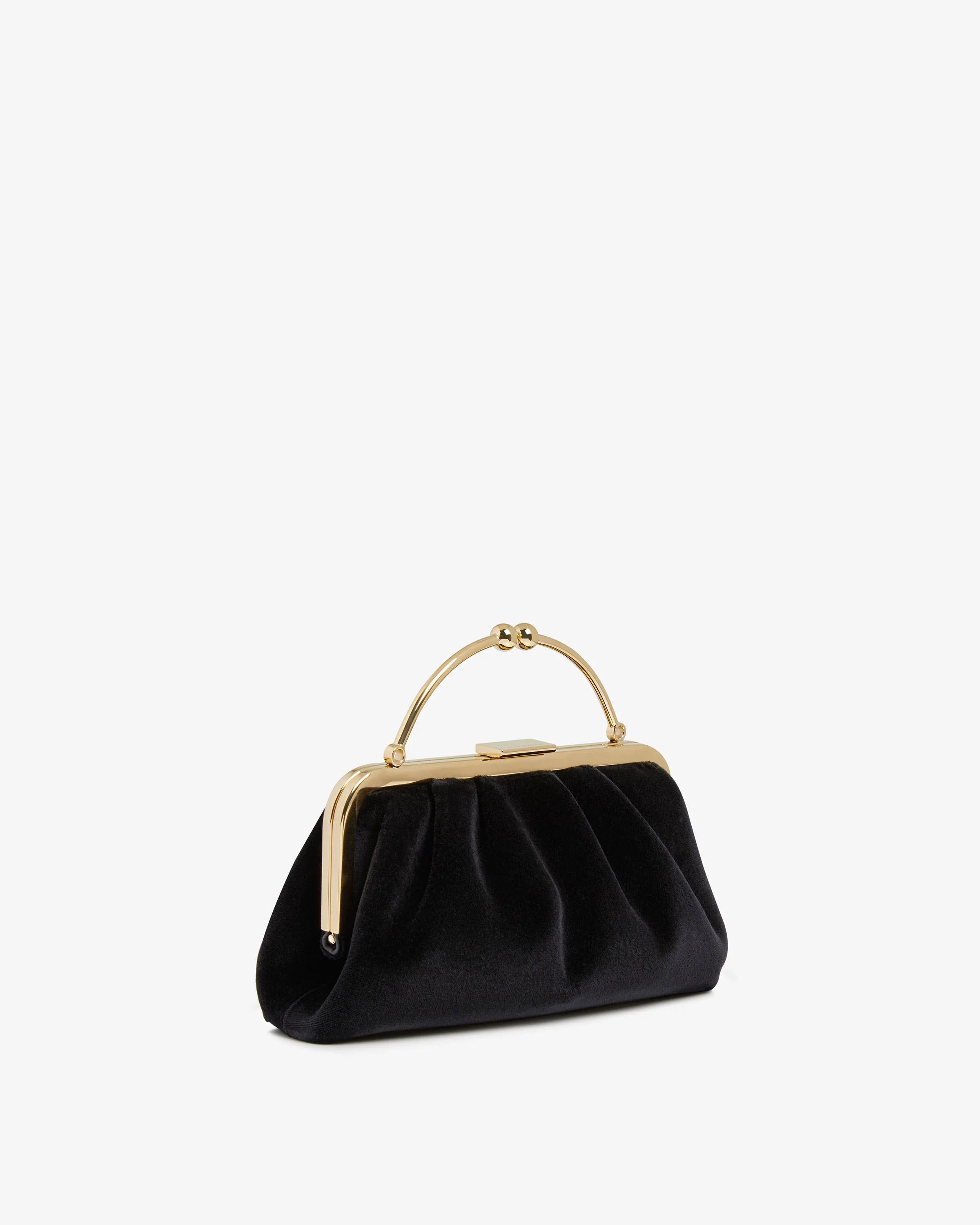 Frame Clutch - Black Velvet