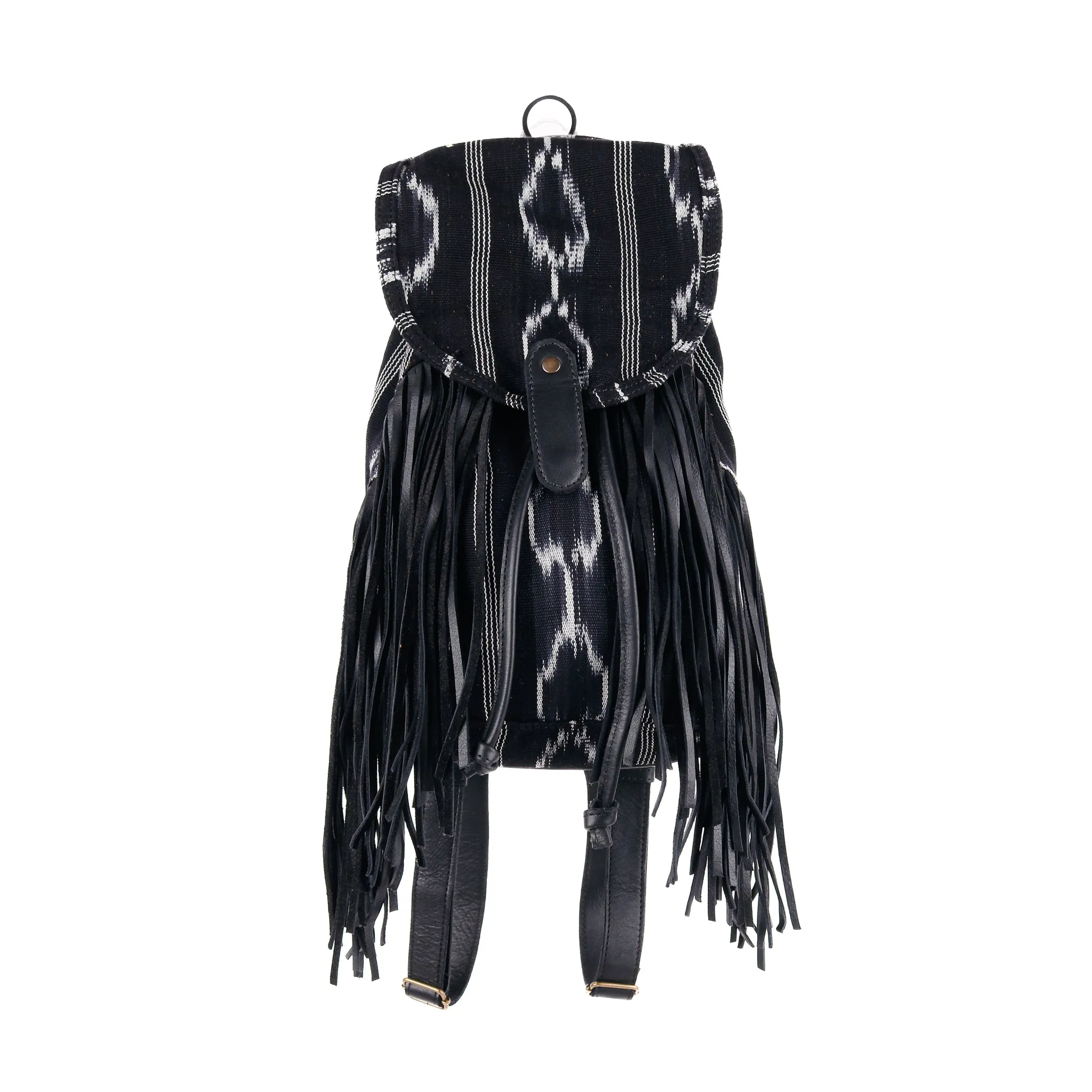 FRINGE BACKPACK - RAVEN - BLACK