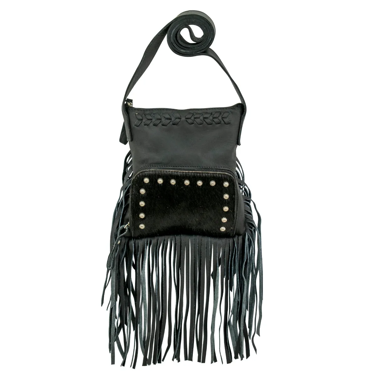 Fringed Cowgirl Crossbody w/ Front Compartment