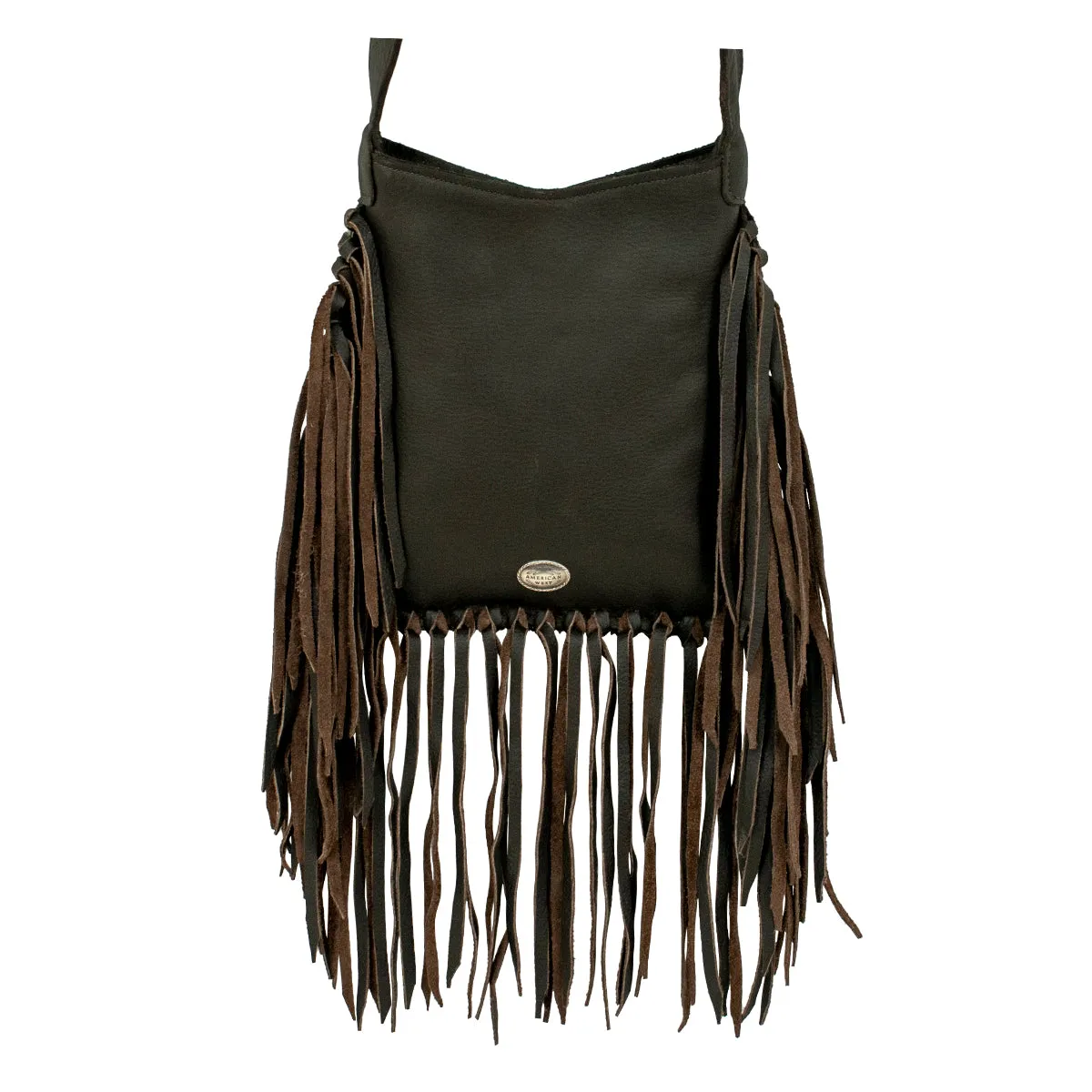 Fringed Cowgirl Flap Bag Crossbody - Pony Hair on Hide