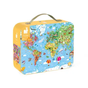 Giant World Map Jigsaw Puzzle 300 Pieces