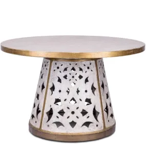 Gilded Round Base Dining Table