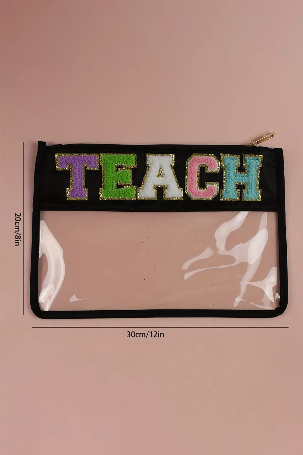 Glitter Teach Clear Makeup Bag | PRE ORDER