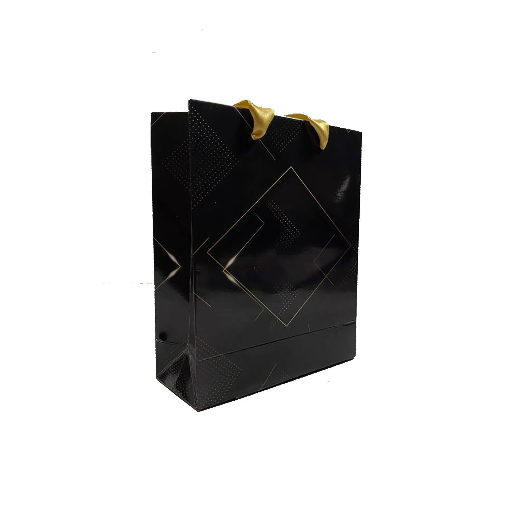 Gloss Laminated Ribbon Handle Paper Bags