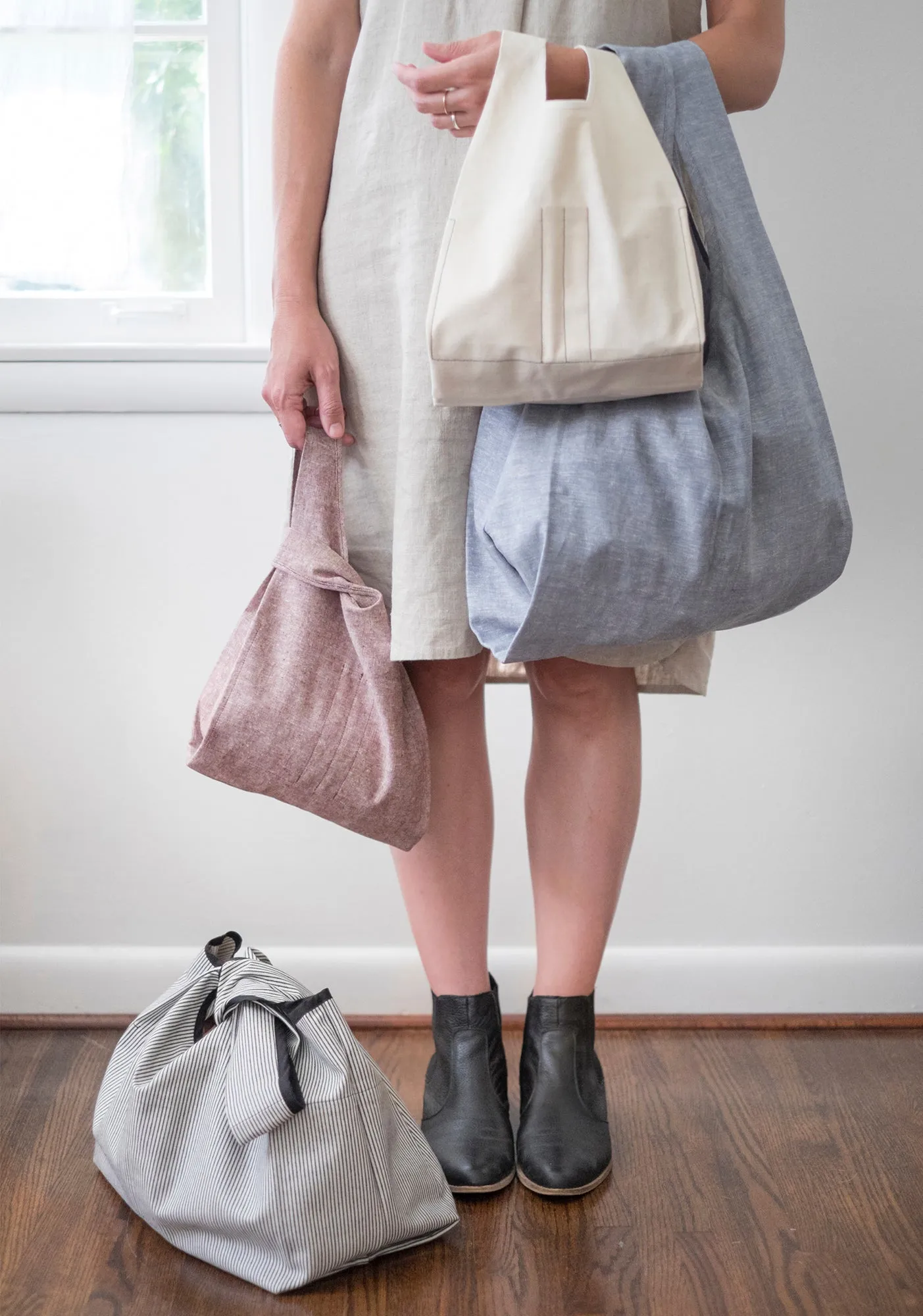 Grainline Studio, Fringe Supply Co. Stowe Bag Pattern