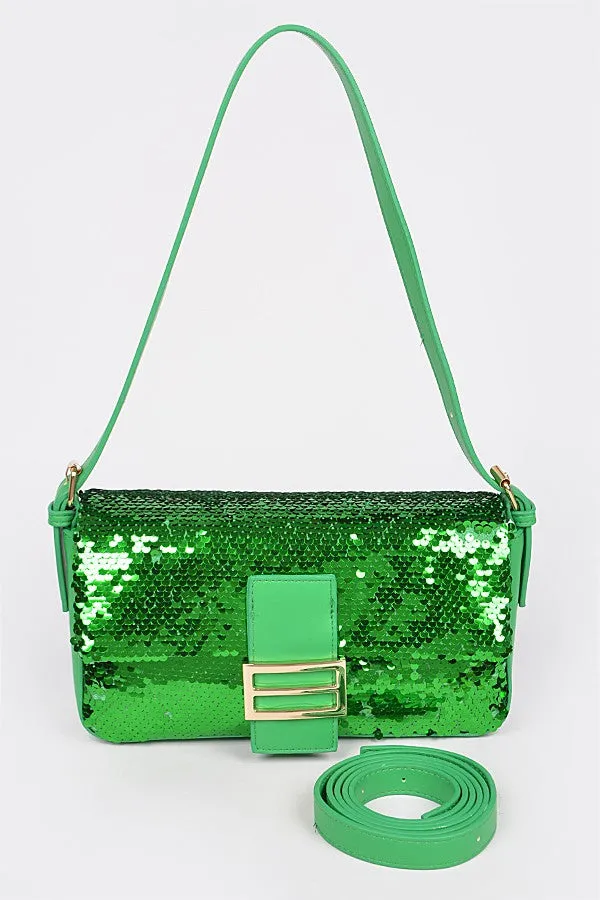 Green Top Handle Bag