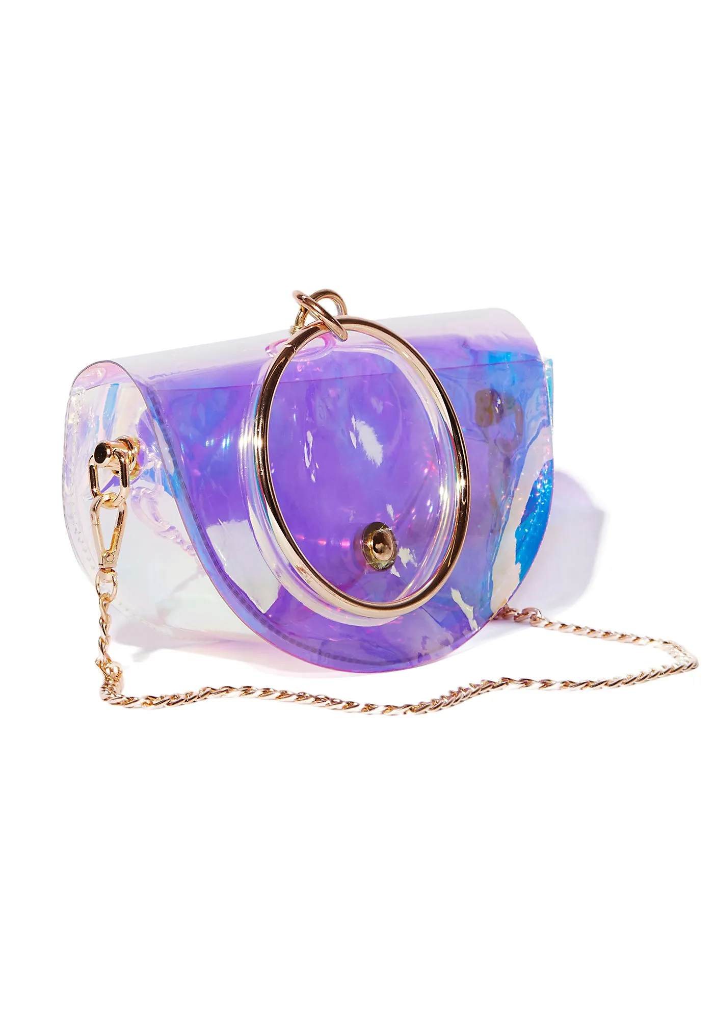 Half Mewn Iridescent Crossbody Bag