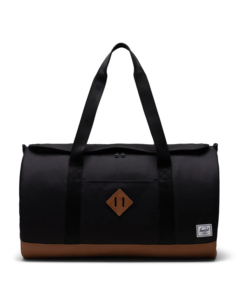 Herschel Supply Co Heritage™ Duffle Bag - Black / Saddle Brown