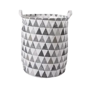 HOKIPO Folding Laundry Basket for Clothes - Large 43 LTR , Grey