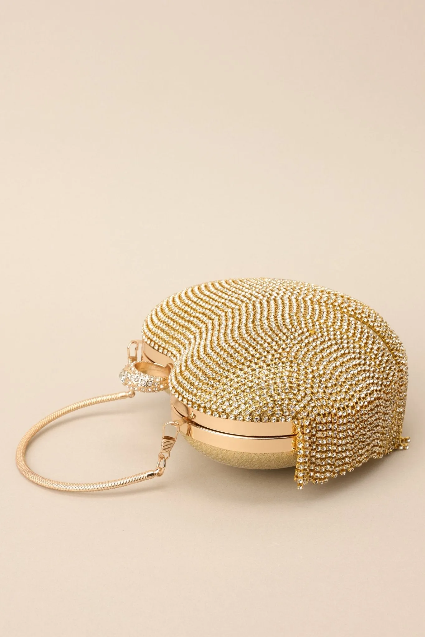 I Give You My Heart Gold Handbag