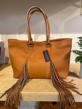 Juan Antonio Large British Tan Leather Tote