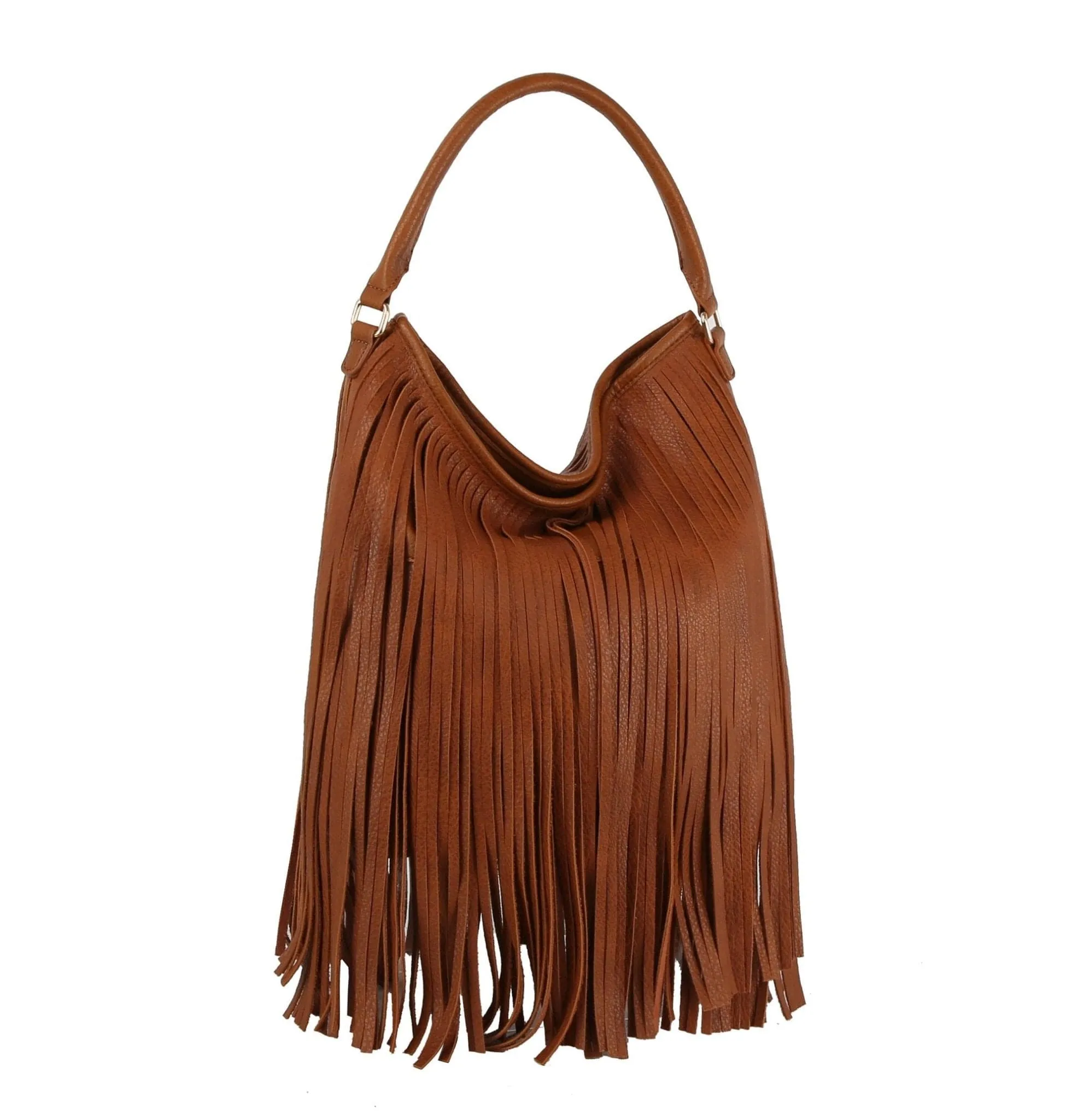 JY0465 Hana Boho Fringe Hobo Bag