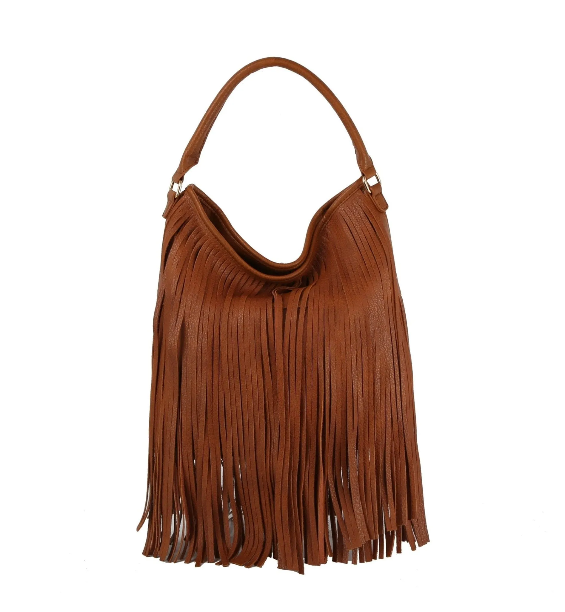 JY0465 Hana Boho Fringe Hobo Bag