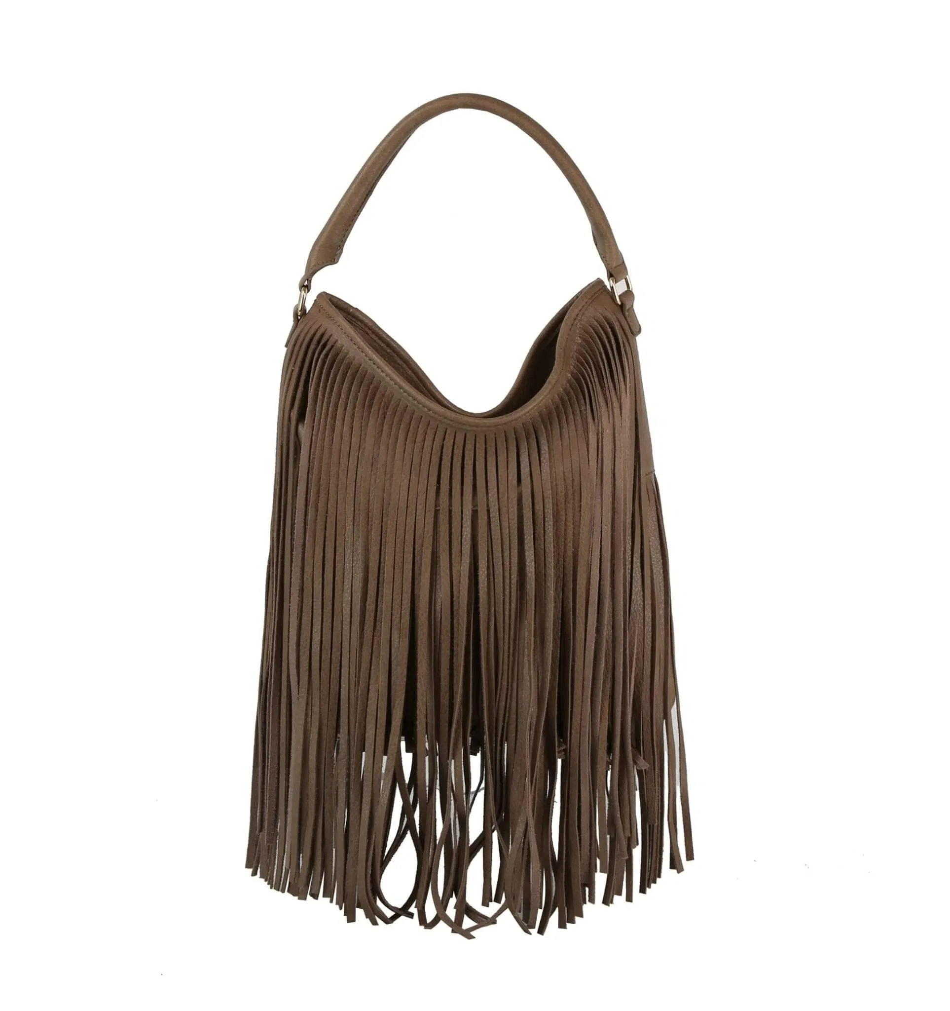 JY0465 Hana Boho Fringe Hobo Bag