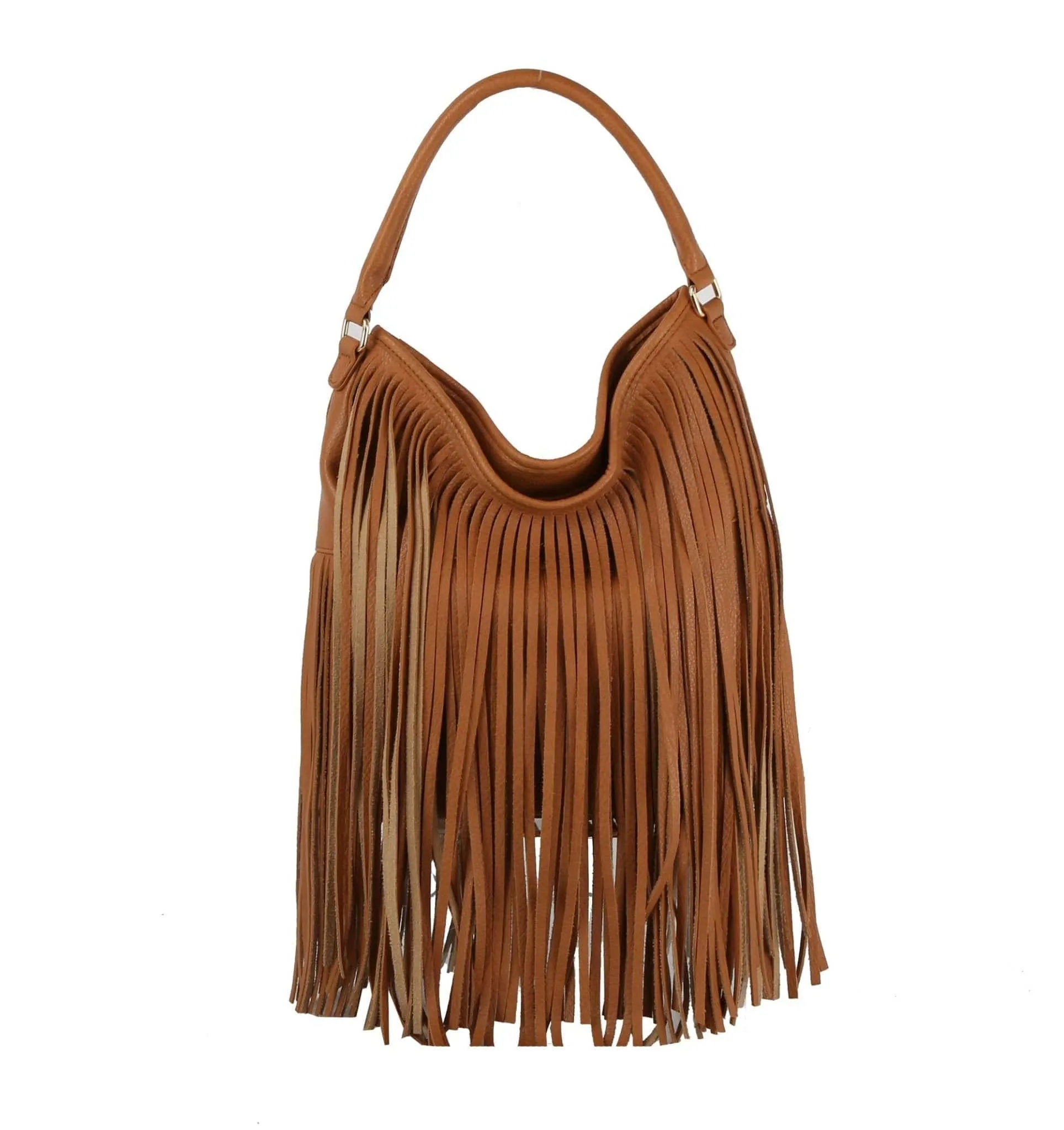 JY0465 Hana Boho Fringe Hobo Bag