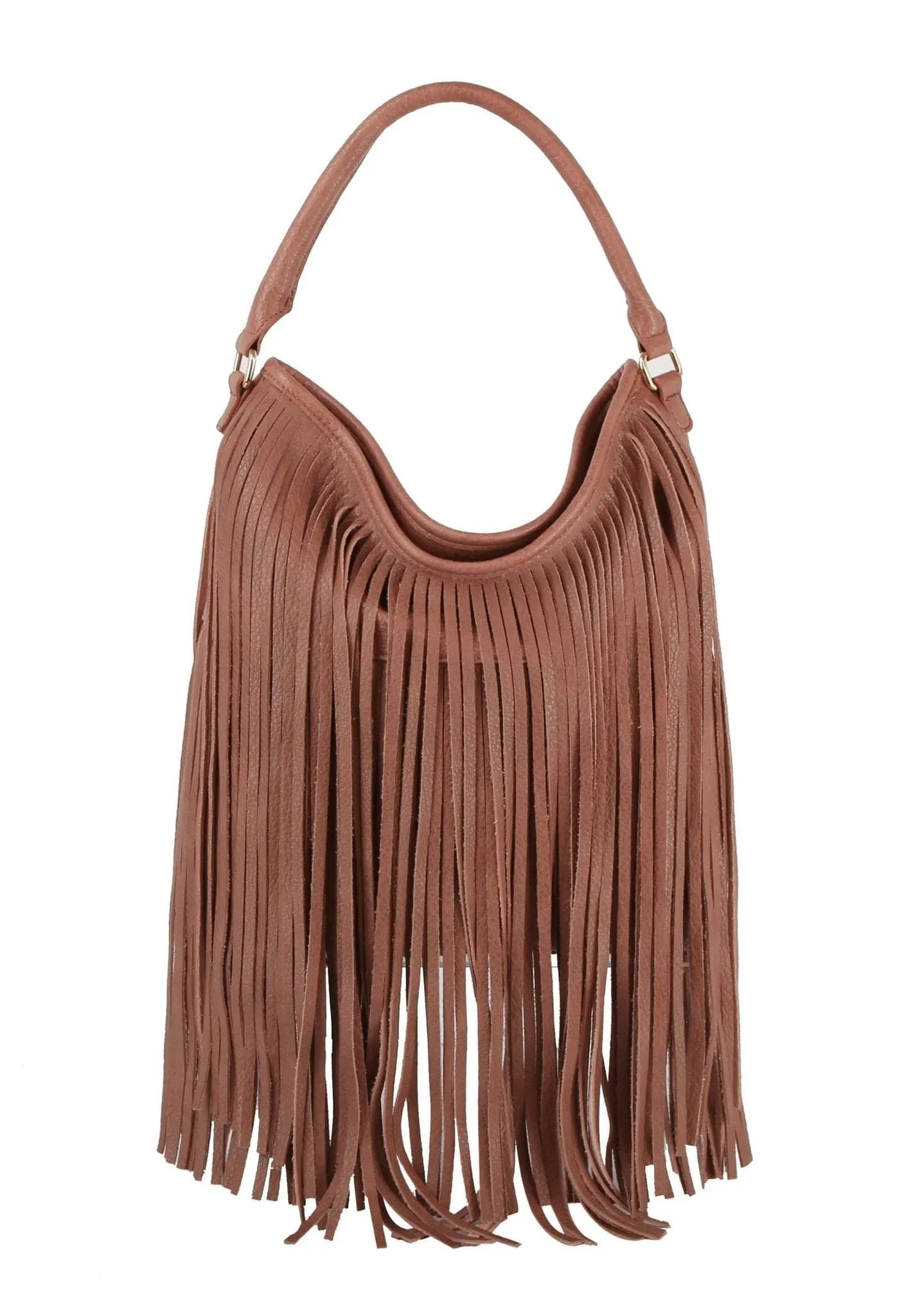 JY0465 Hana Boho Fringe Hobo Bag