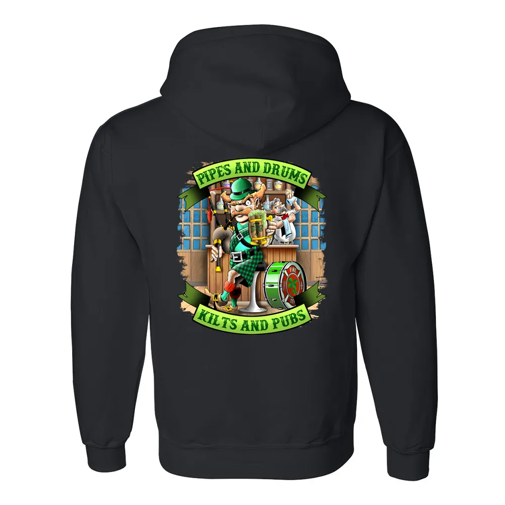 Kilts and Pubs Premium Firefighter Hoodie