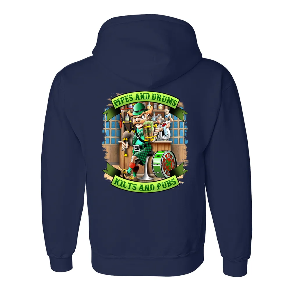 Kilts and Pubs Premium Firefighter Hoodie