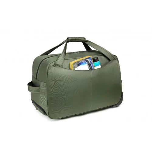 Kono Foldable Large Capacity Trolley Travel Bag - Green | Lightweight & Durable