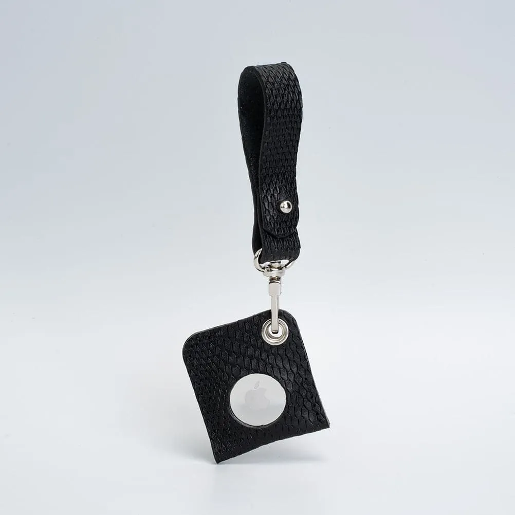 Leather AirTag bag charm