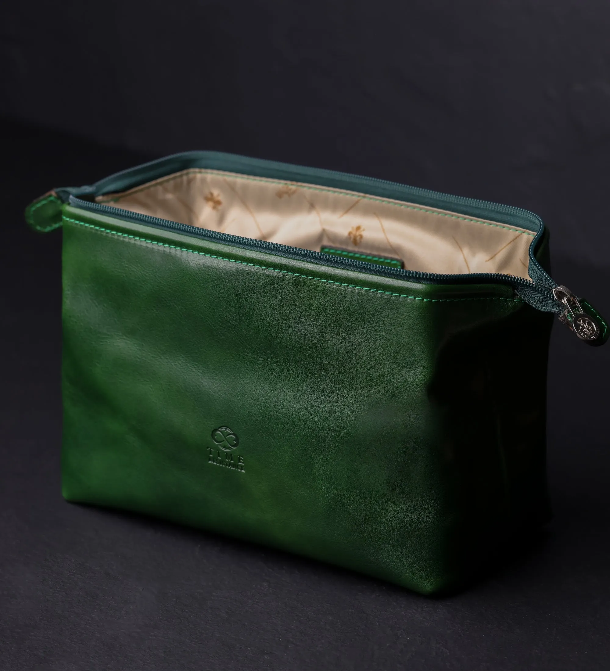 Leather Toiletry Bag for Women - Four Past Midnight