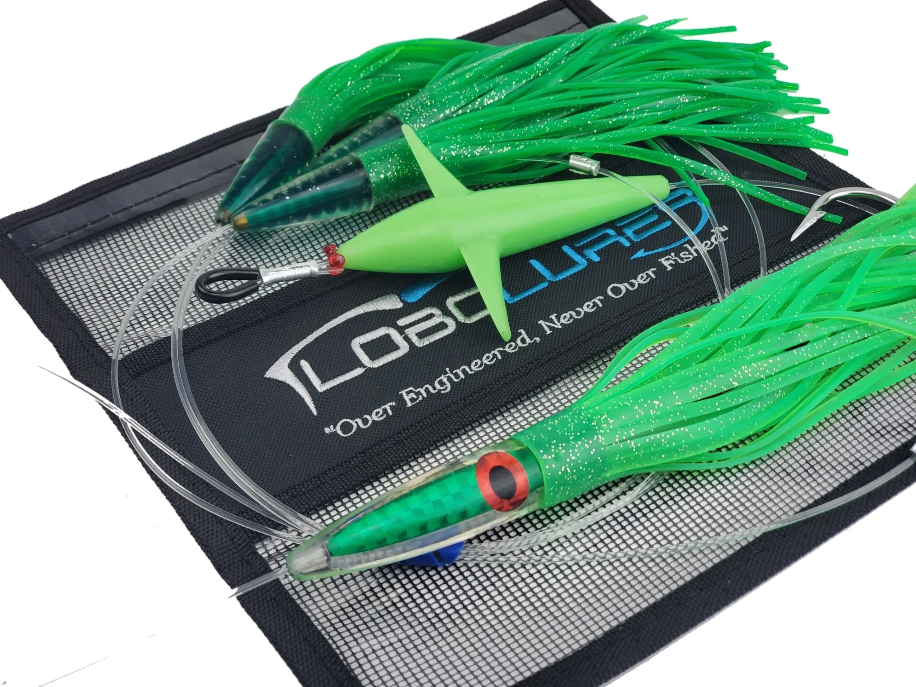 Lobo Lures #219 Green Tuna Machine Bullet Daisy Chain