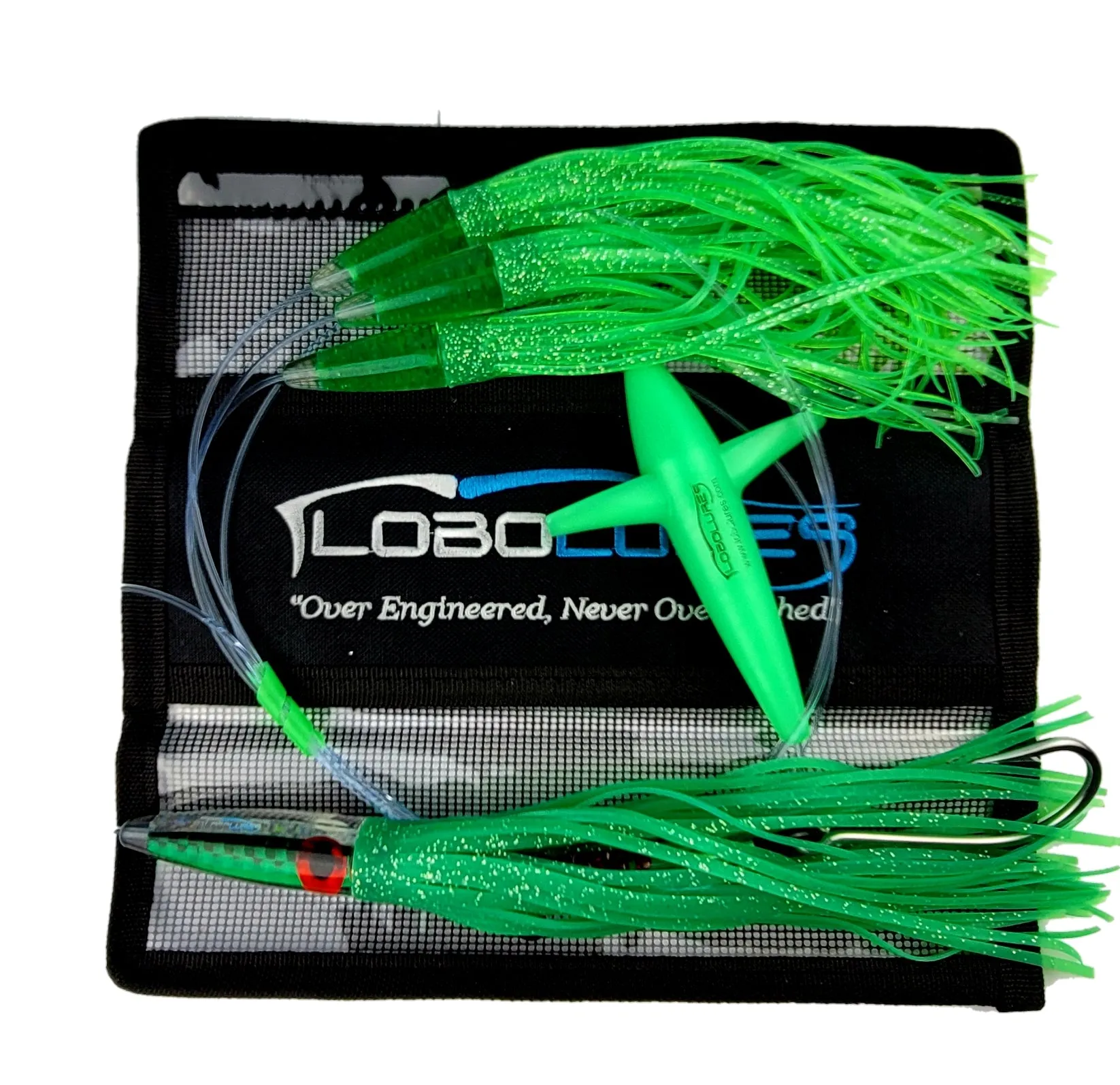 Lobo Lures #219 Green Tuna Machine Bullet Daisy Chain